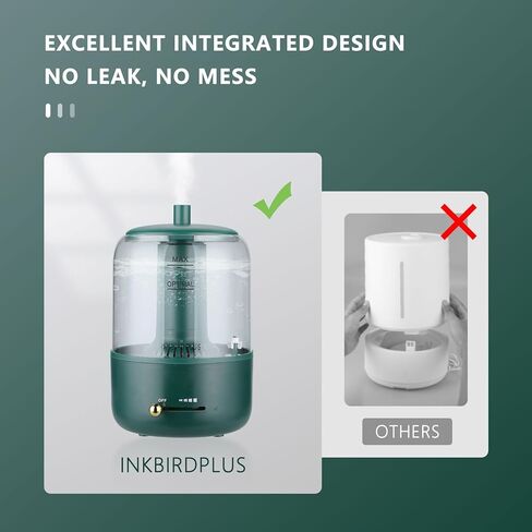 مرطب إنكبيرد بلس للزواحف العلوية، 3 لتر، حجم كبير، تشغيل فائق الجودة، سهل التنظيف، مثالي لزواحف فيفاريوم، أعشاب البرمائيات، أخضر قديم (خرطوم غير متضمن) in Kuwait