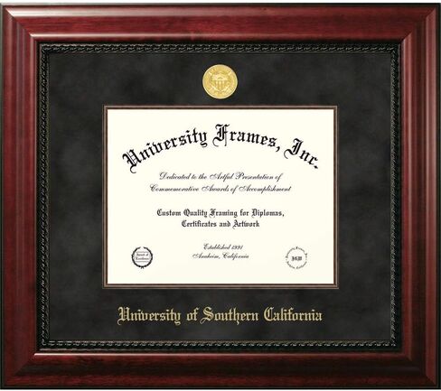 صور الحرم الجامعي CA940EXM إطار الدبلوم التنفيذي بجامعة جنوب كاليفورنيا، 8.5 بوصة × 11 بوصة in Kuwait