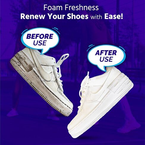 رذاذ منظف الأحذية SneakAir Protect - منظف الأحذية الرياضية الرغوي الفوري - يزيل الأوساخ والبقع من القماش والأحذية الرياضية البيضاء وأحذية التنس والمزيد in Kuwait