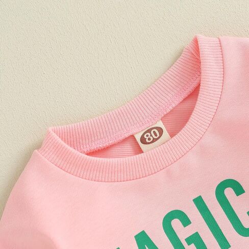 Socutebabe Toddler Girl Valentines Outfit Kiss Me Shirts Crewneck Sweatshirt Pullover Tops Infant Baby Spring Clothes in Saudi Arabia