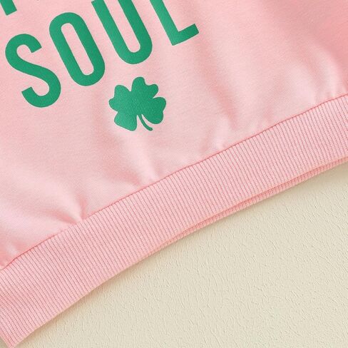 Socutebabe Toddler Girl Valentines Outfit Kiss Me Shirts Crewneck Sweatshirt Pullover Tops Infant Baby Spring Clothes in Saudi Arabia