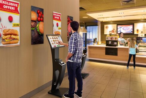 Sleek Floor Stand Kiosk for Monitors – CTA Sleek Floor Stand with Printer Slot for Monitors and Other Displays (ADD-LDSLEEK) in Saudi Arabia