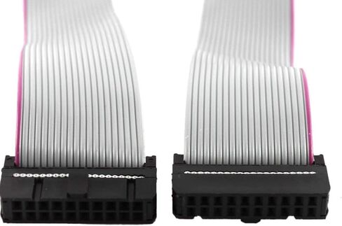 RANIT 2 قطعة IDC F/F كابل شريطي مسطح 20 دبوس/سلك 2.54 مم الملعب 20P 48 سم in Kuwait