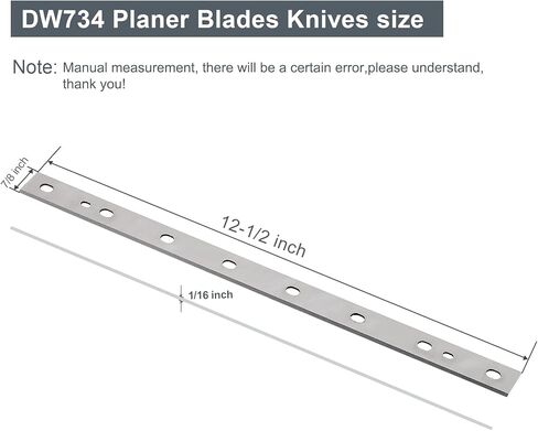 شفرات تخطيط Thaekuns مقاس 12-1/2 بوصة لجهاز DeWalt DW734 DW7342 - مجموعة من 3 in Kuwait