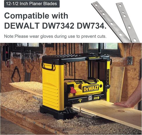 شفرات تخطيط Thaekuns مقاس 12-1/2 بوصة لجهاز DeWalt DW734 DW7342 - مجموعة من 3 in Kuwait