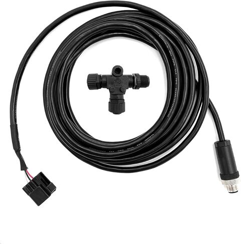 Uritue 000-0120-37 Engine Interface Cable with T Connector Connects to NMEA 2000 Network Replace for Yamaha Fit for 2006-2023 Yamaha Outboard Engine 3004.6865 (4.5m/15ft) in Saudi Arabia