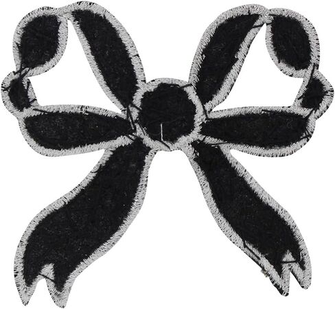 حجر الراين عقدة القوس بقع كريستال زين ربطة القوس فيونكة بقع DIY بها بنفسك الملابس الحرفية ديكور دبابيس 2 قطعة (أبيض) in Kuwait