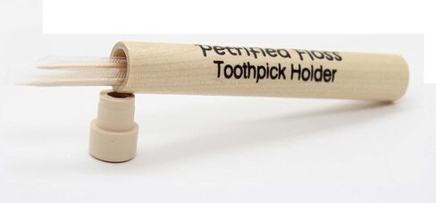 Wooden Pocket Travel Toothpick Holder - Bundle Set of 2 Holders with 3 Individually Wrapped Toothpicks in Saudi Arabia