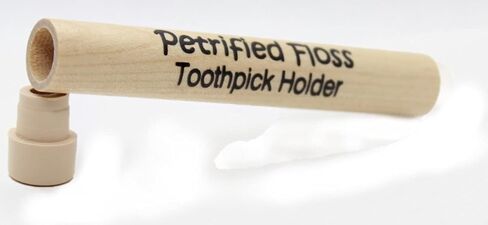 Wooden Pocket Travel Toothpick Holder - Bundle Set of 2 Holders with 3 Individually Wrapped Toothpicks in Saudi Arabia