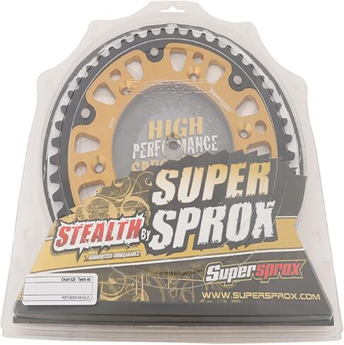 Supersprox - Gold Stealth Sprocket, 48T, Chain Size 520, Rst-8000-48-Gld in Saudi Arabia
