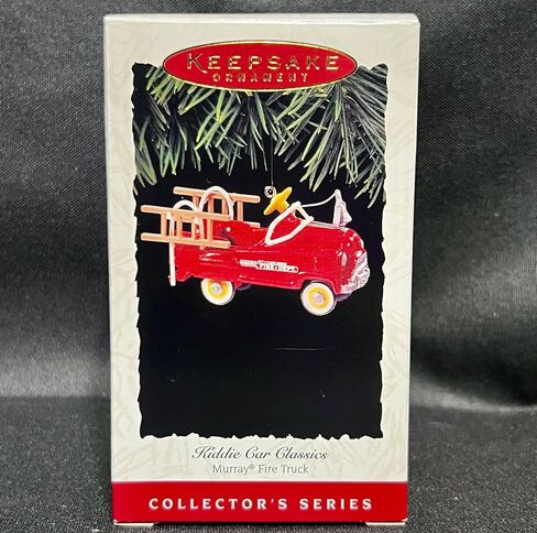 Hallmark QX5027 Kiddie Car Classics #2 Murray Fire Truck 1995 زخرفة تذكارية in Saudi Arabia