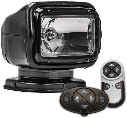 جولايت | سلسلة GT موديل 2057GT مصباح كشاف هالوجين، حامل دائم، جهاز تحكم عن بعد لاسلكي مزدوج، أسود in Kuwait