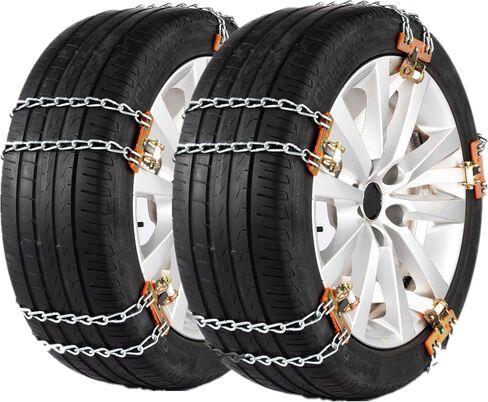 AISSINY Snow Chains for Cars,Anti-Skid Universal Tire Chains for Pickup Trucks SUVS,Tyre Security Chain,Tire Snow Chains for Width 165-265mm 10 PCS in Saudi Arabia