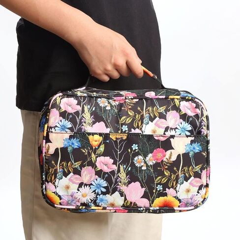 Bible Cover Carrying Book Case Church Bag Bible Protective with Handleand Zippered Back Pocket, Gift for Girls Women Mother Men Women Father Kids(White) in Kuwait