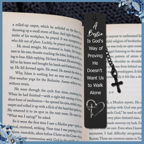 Inspirational Bookmarks Gifts for Women, Cross Bookmark Gifts for Women,Christian Gifts for Teenage, Girl,Biblical Bookmarks Gifts for Women, Baptism Gifts for Women,WB109 in Kuwait