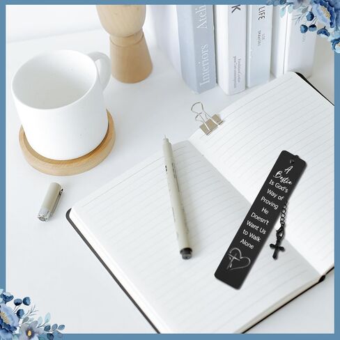 Inspirational Bookmarks Gifts for Women, Cross Bookmark Gifts for Women,Christian Gifts for Teenage, Girl,Biblical Bookmarks Gifts for Women, Baptism Gifts for Women,WB109 in Kuwait