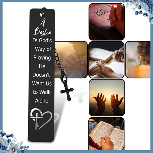 Inspirational Bookmarks Gifts for Women, Cross Bookmark Gifts for Women,Christian Gifts for Teenage, Girl,Biblical Bookmarks Gifts for Women, Baptism Gifts for Women,WB109 in Kuwait