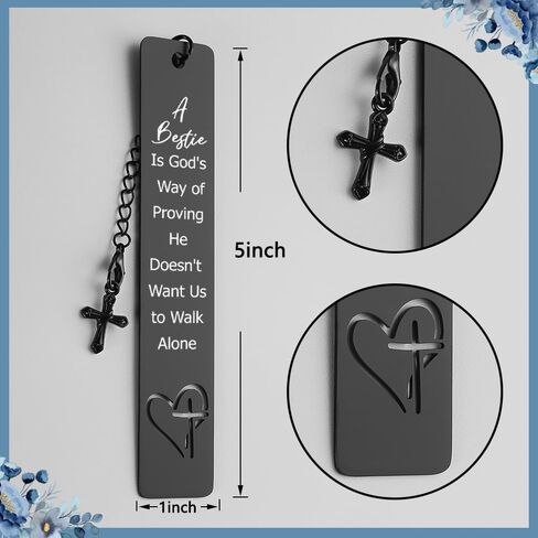 Inspirational Bookmarks Gifts for Women, Cross Bookmark Gifts for Women,Christian Gifts for Teenage, Girl,Biblical Bookmarks Gifts for Women, Baptism Gifts for Women,WB109 in Kuwait