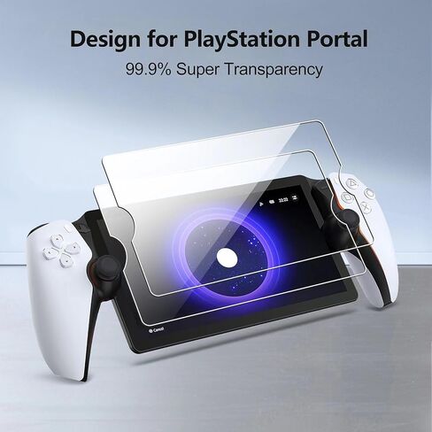 حزمة الملحقات لبوابة Playstation، حقيبة حمل EVA لبوابة PS5 مع غطاء حماية من السيليكون + 4 قطع من أغطية العصا + 2 حزمة واقي شاشة + 2 قطعة كابل USB C لملحقات بوابة Ps in Kuwait