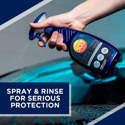 303 Spray & Rinse Ceramic Sealant – Quick Ceramic Coating – Water-Activated SiO2 Formula – 6 Months of Protection – Water Repellent Ceramic Spray – Easy to Use – 16 Oz (Pack of 1) (30262) in Saudi Arabia