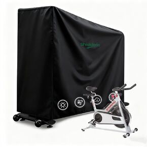 Exercise Bike Cover 600D Bicycle Cover Waterproof & Dustproof,Upright Exercise Bike Cover with Air Vent,All Weather Large Cover for Peloton Bike,Suitable for Peloton Bike+ and Schwinn in Saudi Arabia
