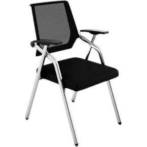 Folding Training Chair with Writing Tablet, Conference Office Chair with Armrest, Mesh Seat & Steel Frame for Classroom, Meeting, and Study(F) in Saudi Arabia