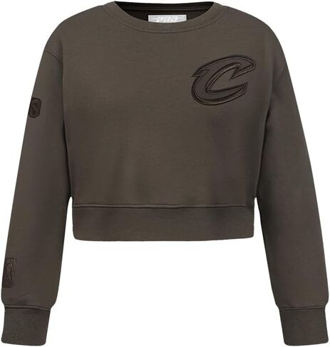 Pro Standard Big Girls NBA Neutral Fleece Crewneck Sweatshirt in Saudi Arabia