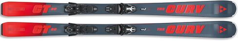 FISCHER Men's The Curv GT 80 Durable Lightweight Playful Maneuverable Smooth Grip Alpine All Mountain Winter Sports Snow Skis with RSW 11 GW Powerrail Brake 85 [G] Bindings Included in Saudi Arabia