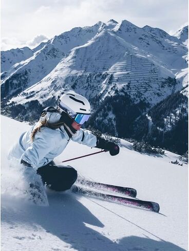 FISCHER Women's The Curv GT 80 Snow Sports Versatile Maneuverable Smooth Grip Alpine All Mountain Skis with RSW 11 GW Powerrail Brake 85 [G] Bindings Included in Saudi Arabia