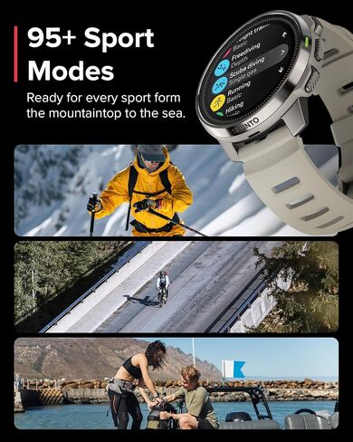 ساعة SUUNTO Ocean Dive للكمبيوتر والرياضة، شاشة AMOLED، مقاومة للماء حتى 100 متر، نظام تحديد المواقع العالمي مزدوج التردد، خريطة غير متصلة بالإنترنت، 95+ رياضة، تتبع جودة HRV والنوم، عمر البطارية 40 ساعة في وضع الغوص in Kuwait