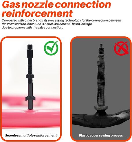 NPY 2 حزمة من الأنابيب الداخلية للدراجة 700C 18-32C، أنبوب خفيف الوزن من مادة TPU مع صمام بريستا معدني 45 مم/65 مم/85 مم، قلب قابل للإزالة لدراجات الطريق المقاومة لأنبوب الدراجة للطرق، جميع الطرق والدراجات الحصوية in Kuwait