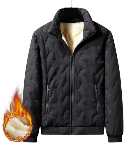 Men’S Printed Tracksuit Set Fleece Lined Hooded Jacket and Pants Two Piece Slim Fit Warm Sportswear in Saudi Arabia