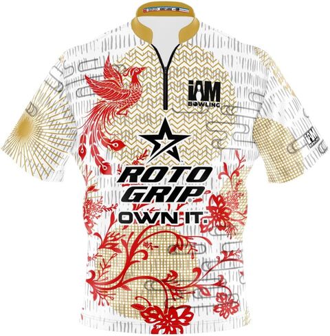 Logo Infusion I AM Bowling Jersey ياقة وشاح بأكمام قصيرة 2087-RG صنع في الولايات المتحدة الأمريكية ROTO Grip in Saudi Arabia
