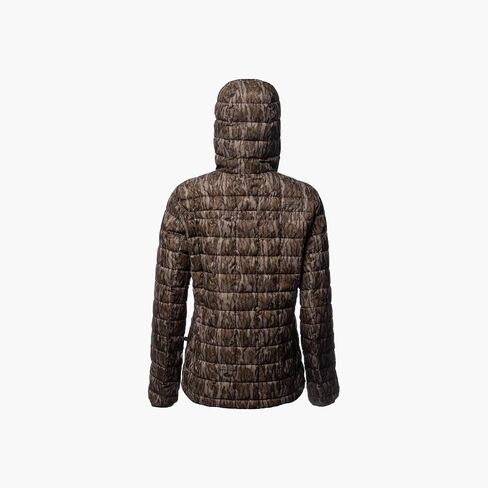 Gator Waders Womens Cumulus Jacket - Insulated Lightweight Windproof Hunting Puffer with Hood - Rated for 0-45°F Cold Weather in Saudi Arabia