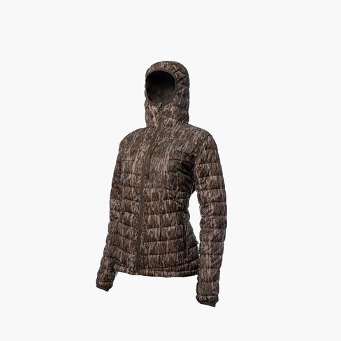 Gator Waders Womens Cumulus Jacket - Insulated Lightweight Windproof Hunting Puffer with Hood - Rated for 0-45°F Cold Weather in Saudi Arabia