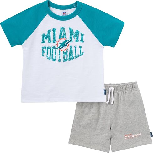 Gerber NFL unisex-baby Nfl Team T-shirt and Shorts Set in Saudi Arabia