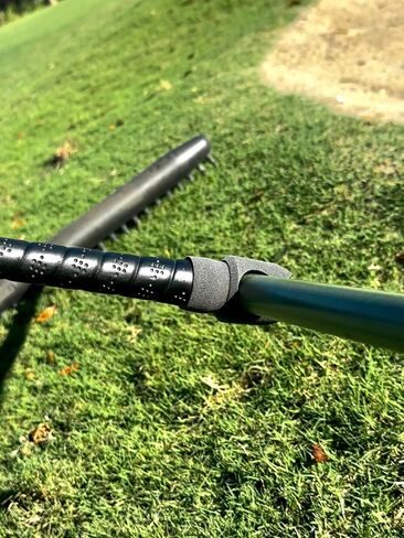 Golf Rake Retriever, Golf Accessory to Pick up rake Without Bending Over, attaches to Golf Grip, Great Gift for Golfer, Senior Golfer Item in Saudi Arabia