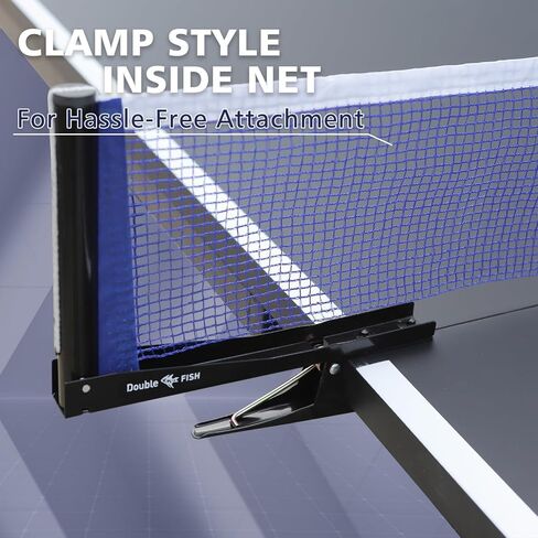 9FT Professional MDF Indoor Ping Pong Table with Quick Clamp Table Tennis Net and Post Set - 10 Minute Easy Assembly - Tournament Quality - Foldable with Single Player Playback Mode in Saudi Arabia