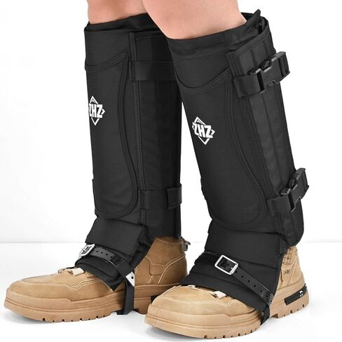 ZHZ Snake Gaiters متين مقاوم للماء لحماية الجزء السفلي من الأرجل، واقيات ثعبان مع حجم قابل للتعديل للرجال والنساء، يستخدم للصيد والمشي لمسافات طويلة والعمل في المزرعة in Saudi Arabia