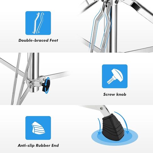 Pro Drum Stool with Backrest, Heavy Duty Hydraulic Drum Throne, Ergonomic Memory Foam Drum Seat, Adjustable Drum Chair Anti-Slip Base, Drum Saddle Bench for Drummers Musicians(Brown) in Kuwait