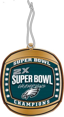FOCO Philadelphia Eagles Super Bowl LIX Champions Shield-Style Ornament – Officially Licensed Holiday Decor Gift in Saudi Arabia
