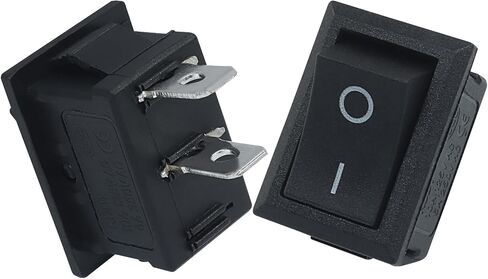 5 Pack Boat Rocker Switch, On/Off/on 3 Pin Switch 3 Position, Toggle Switch AC 6A/250V 10A/125V, for Car/Auto/Boat in Saudi Arabia