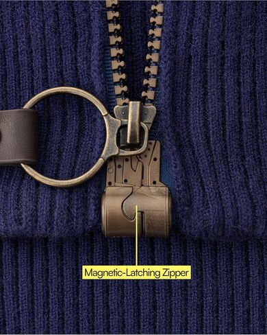 Joe & Bella Magnetic Zipper Sweater | Men’s Magnetic Closure Shirt | Adaptive Clothing for Men in Saudi Arabia