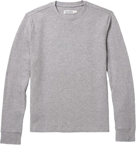 Fair Harbor The Hudson –– Men's Waffle Crewneck Outerwear –– Incredibly Soft, Breathable and Lightweight in Saudi Arabia