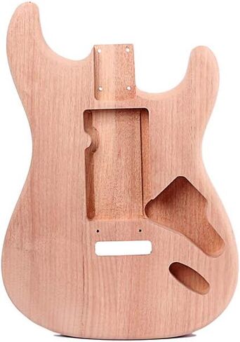 Alnicov Unfinished Electric Guitar Body for Fender Stratocaster ST Guitar DIY Accessory Red Walnut Wood in Saudi Arabia