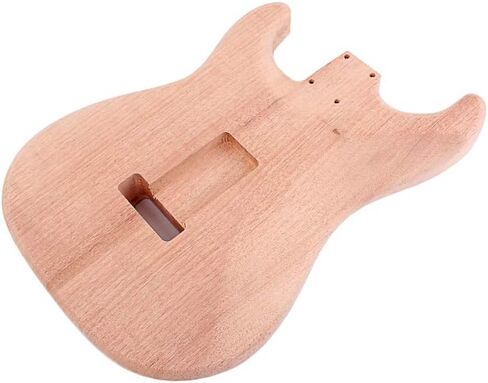 Alnicov Unfinished Electric Guitar Body for Fender Stratocaster ST Guitar DIY Accessory Red Walnut Wood in Saudi Arabia