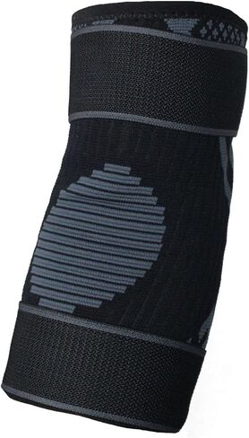 Tenace Jiu Jitsu Elbow Brace, Grappling - Compression Elbow Protection and Padded MMA, BJJ, Muay Thai, Judo - High Durability and Performance Unisex in Saudi Arabia
