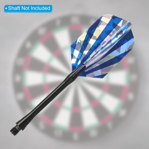 Slim Dart Flights، 5 قطع من ملحقات رمي ​​السهام بتصميم فريد من نوعه PET لرمي السهام ذات الأطراف الفولاذية والسهام ذات الأطراف الناعمة، أزرق داكن in Saudi Arabia