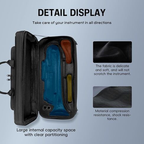 حقيبة بوق خفيفة للغاية - نايلون 600D، حقيبة ناعمة خفيفة الوزن ومقاومة للماء مع حزام كتف، حقيبة ظهر مثالية للحمل اليومي؛ (BGD-البوق) in Kuwait