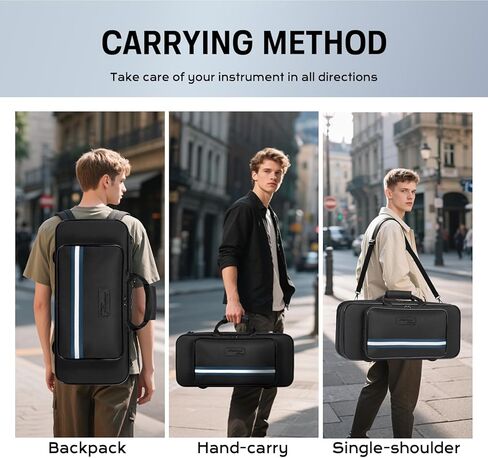 حقيبة بوق خفيفة للغاية - نايلون 600D، حقيبة ناعمة خفيفة الوزن ومقاومة للماء مع حزام كتف، حقيبة ظهر مثالية للحمل اليومي؛ (BGD-البوق) in Kuwait